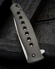 Tom Mayo Lefty Dr. Death flipper folding knife - detail view 7