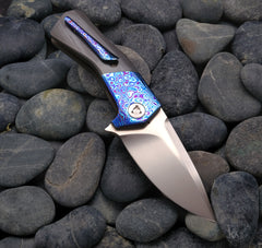 Sharknivco Volt linerlock flipper knife - detail view 7