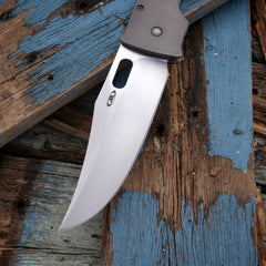 Tom Mayo Bowie XL folding knife - detail view 8