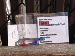 Daniel Fairly Titanium Keychain Tool (multiple colors) - Free Shipping