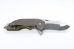 Red Horse Knives Damascus War Pig - Free Shipping