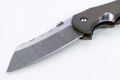 Red Horse Knives Damascus Chopper - Free Shipping