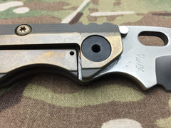 Duane Dwyer Custom SnG Tanto Stepped Titanium with Ambi clip - Free Shipping