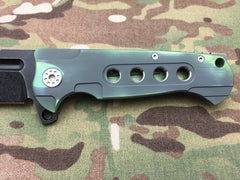 Andre De Villiers Midtech Butcher Gen 2 Black & Green with holes - Free Shipping
