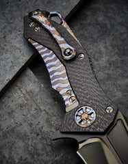 Marfione High Polished DLC Star Lord with Carbon Fiber - Free Shipping