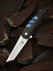Brad Southard Carbon Fiber and TiConductor Flipping' Tanto - Free Shipping