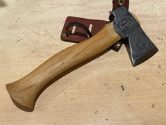 Liam Hoffman Blacksmithing Custom Belt Carry Hatchet