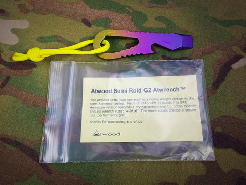 Atwood Semi Roid Titanium G2 Lefty Atwrench - Free Shipping