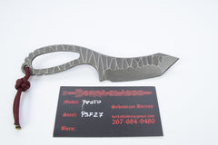 Borka Prototype Tanto Belly Neck Knife - Free Shipping